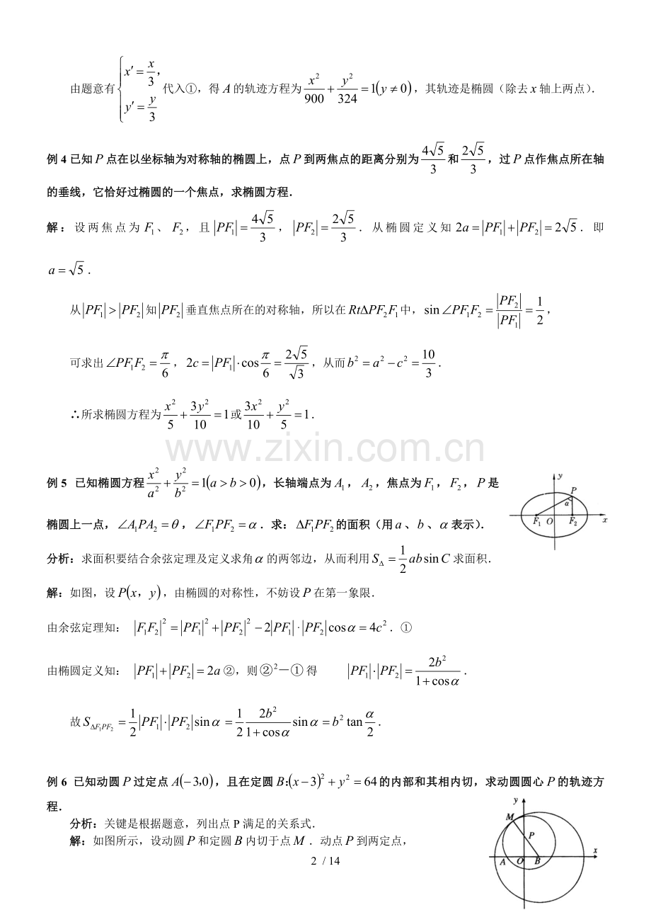 高中数学椭圆经典例题学生老师.doc_第2页