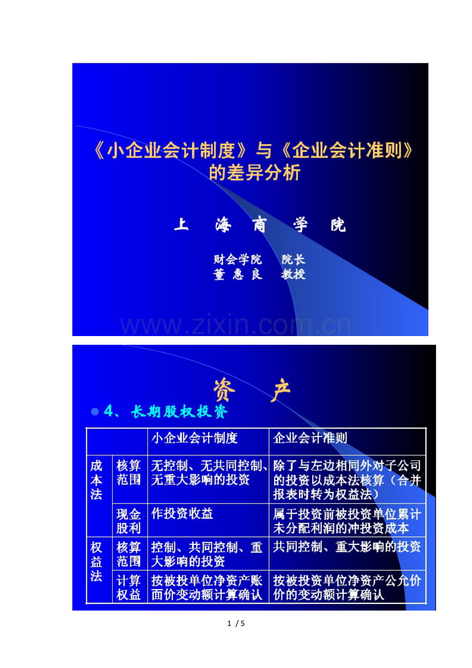 小企业会计制度与企业会计准则差异分析.docx_第1页