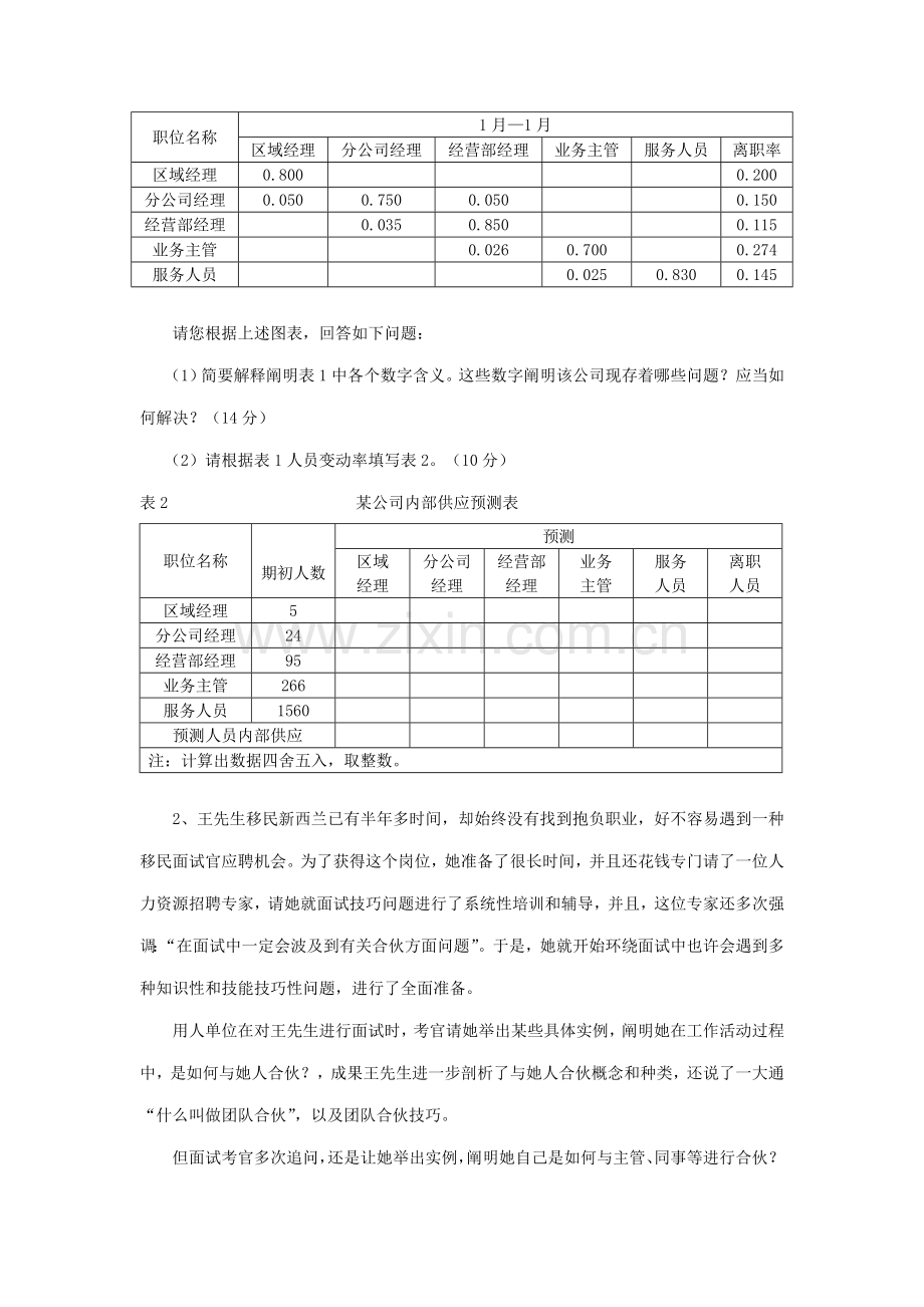2022年11月人力二级模拟试题.doc_第2页