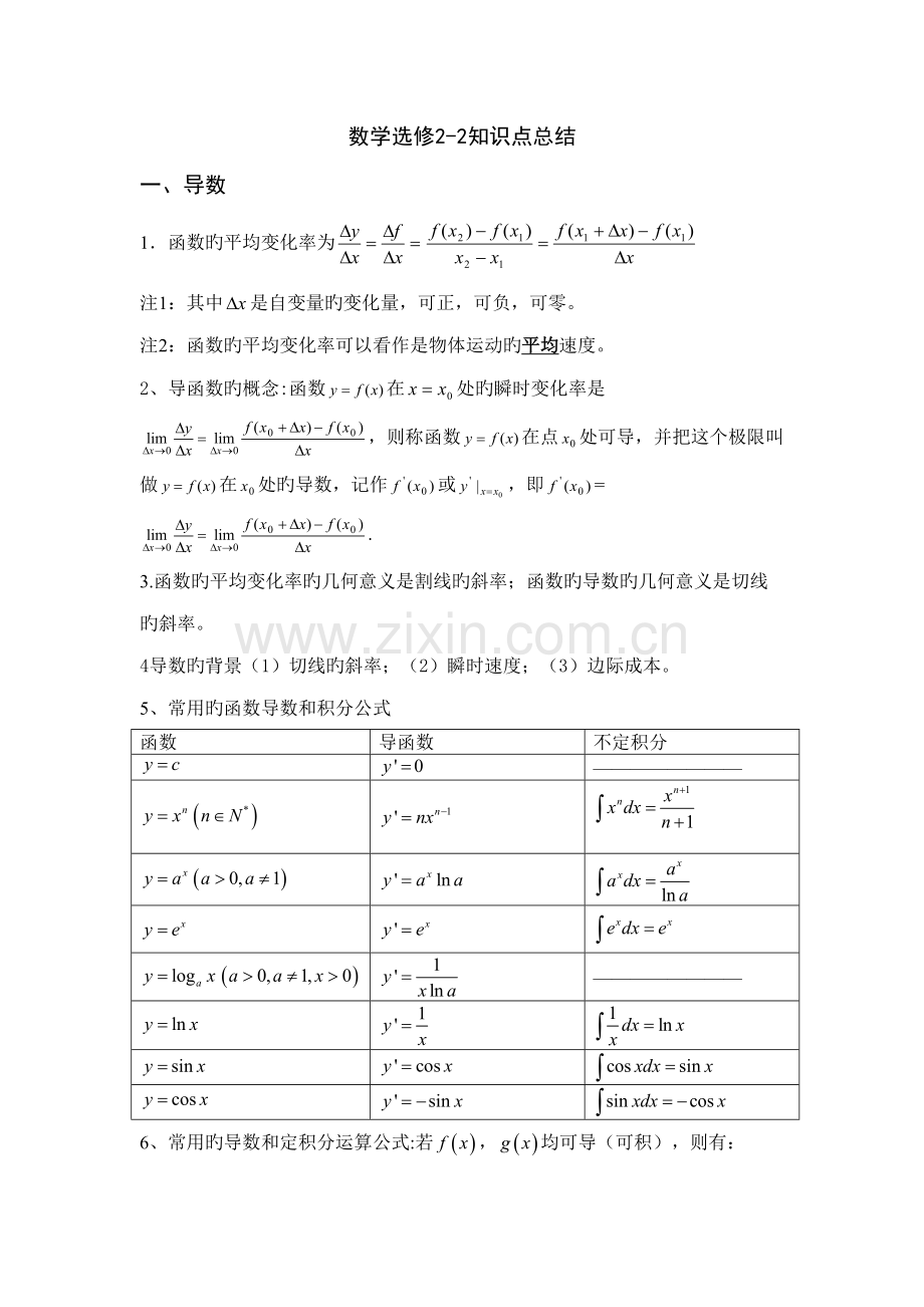 2022年高二下知识点总结.doc_第1页