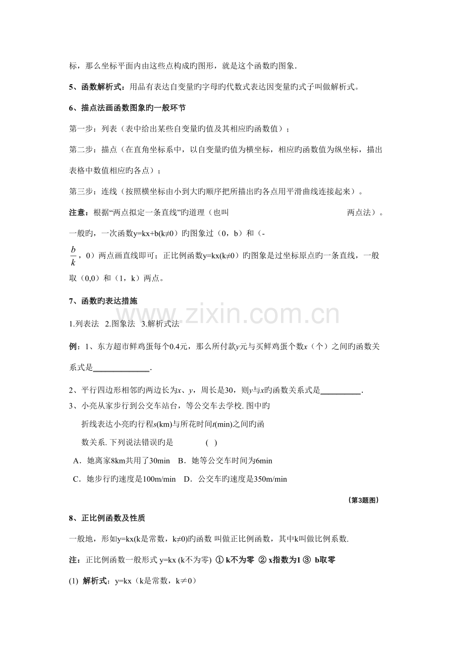 2022年一次函数复习知识点归纳.doc_第2页