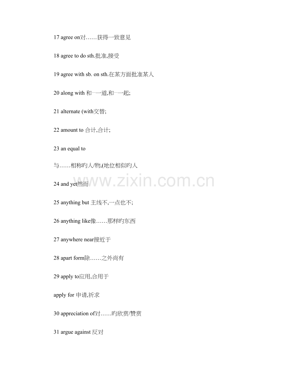 2022年天津专升本英语常考词组大汇总资料.doc_第2页