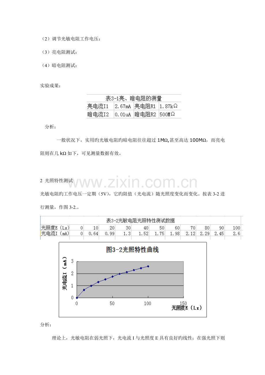 2022年光敏电阻特性实验报告.doc_第2页