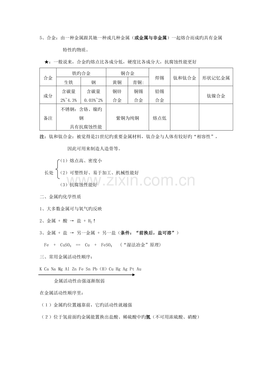 2022年九年级化学下册知识点总结.doc_第2页