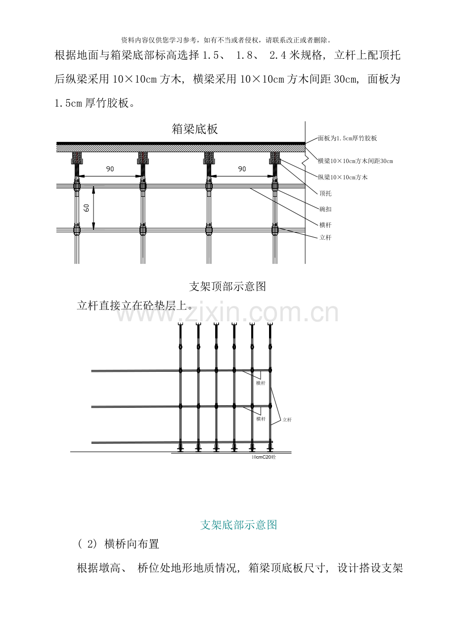 某高速公路分离式立交桥现浇箱梁施工方案.doc_第2页
