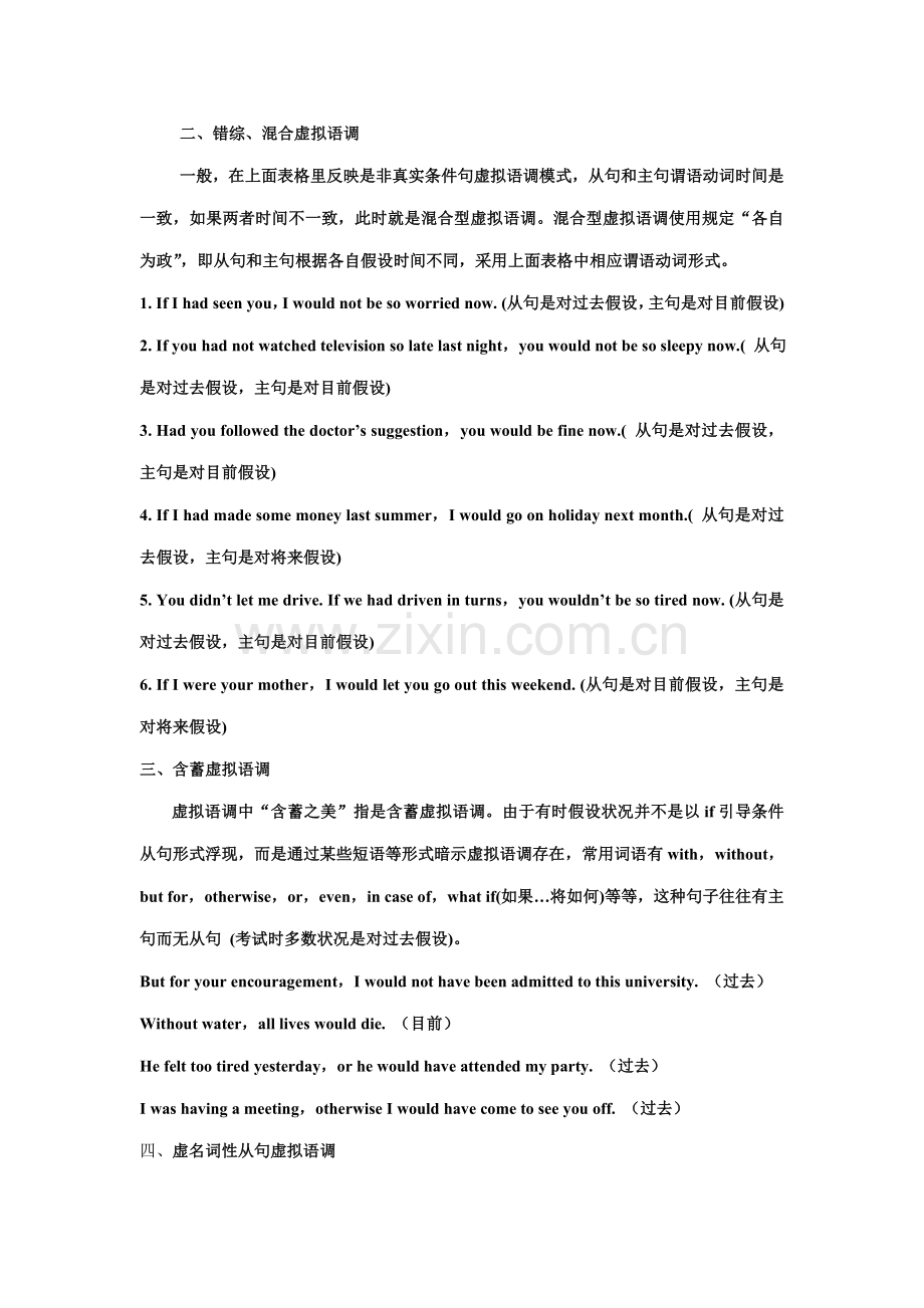 2022年新版虚拟语气用法归纳.doc_第2页