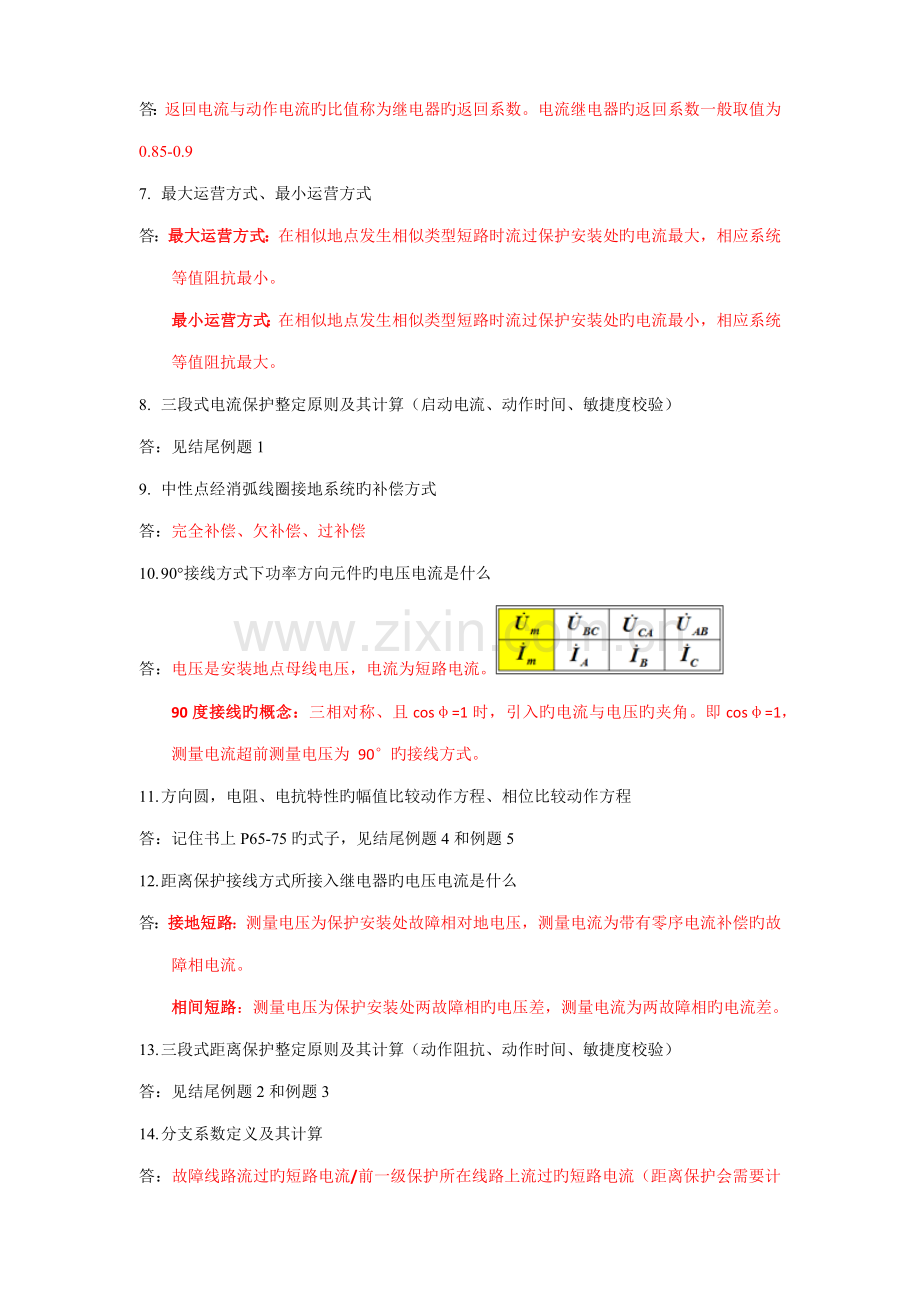2022年继电保护重点及答案.doc_第2页