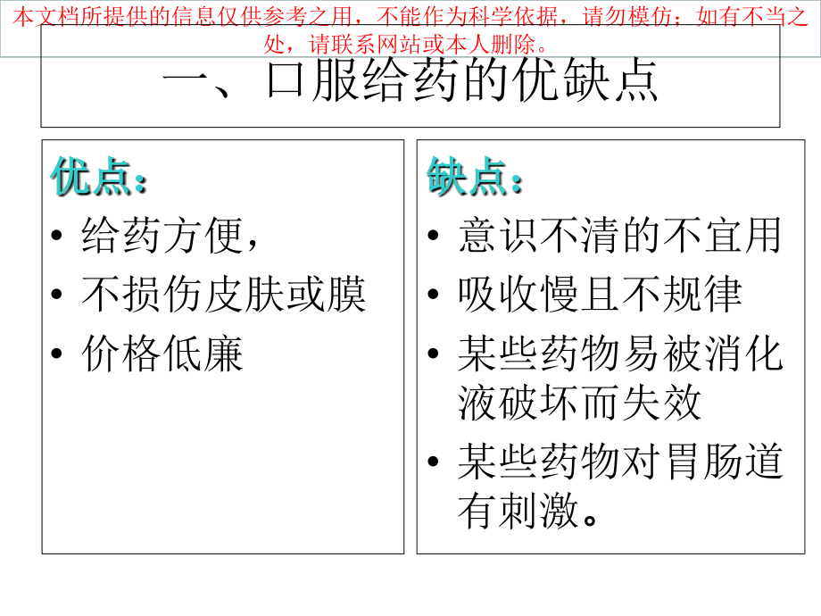 口服给药法和注意事项培训.ppt_第2页