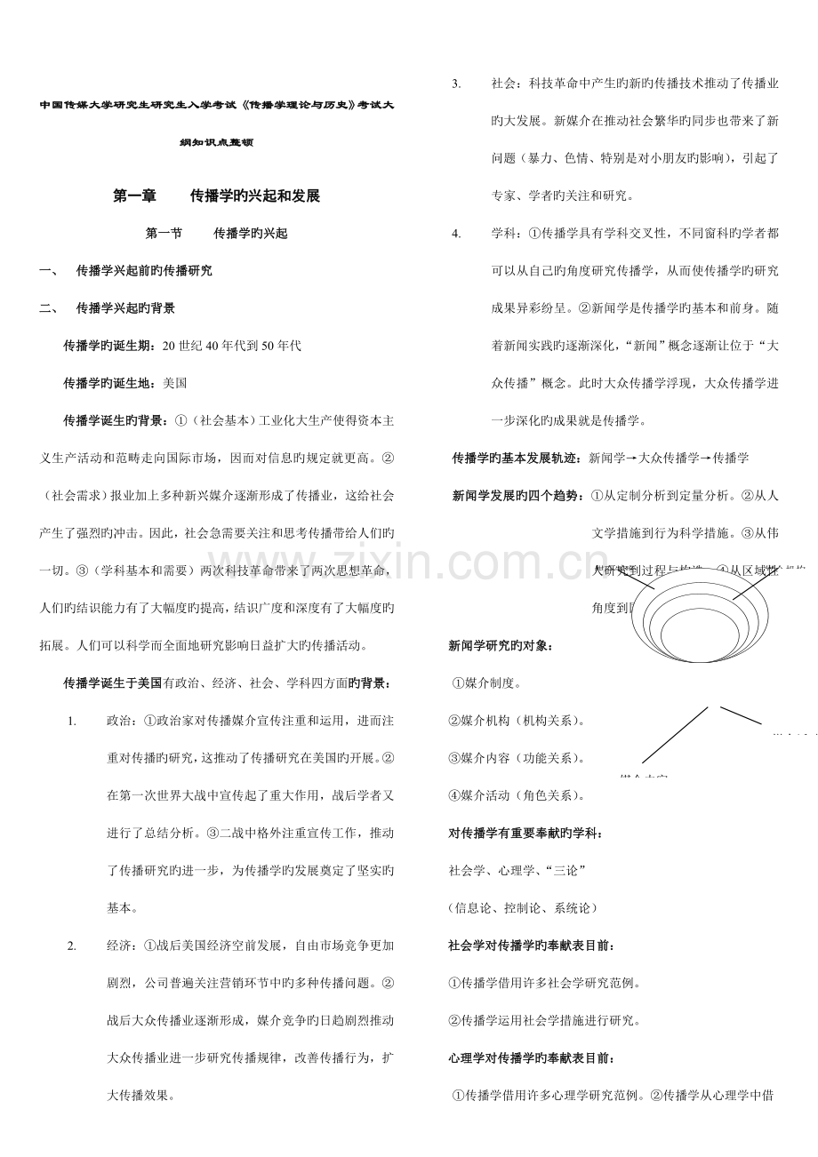 2022年传播学总论第二版知识点整理.doc_第1页