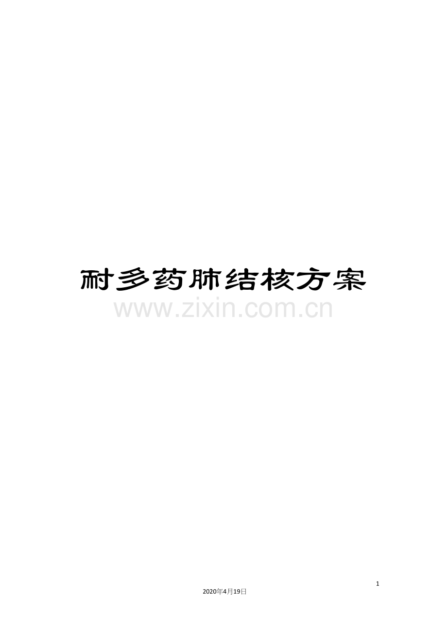 耐多药肺结核方案.docx_第1页