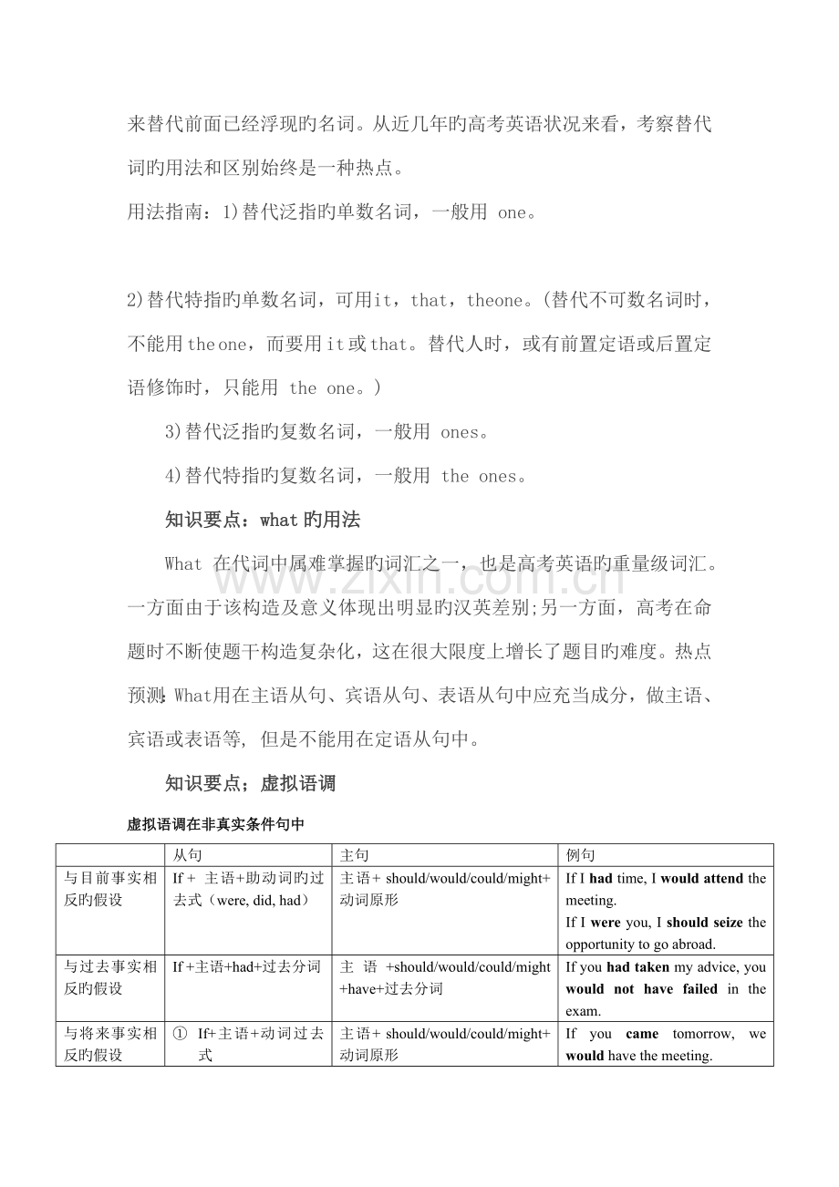 2022年高中英语重难点归纳.doc_第2页