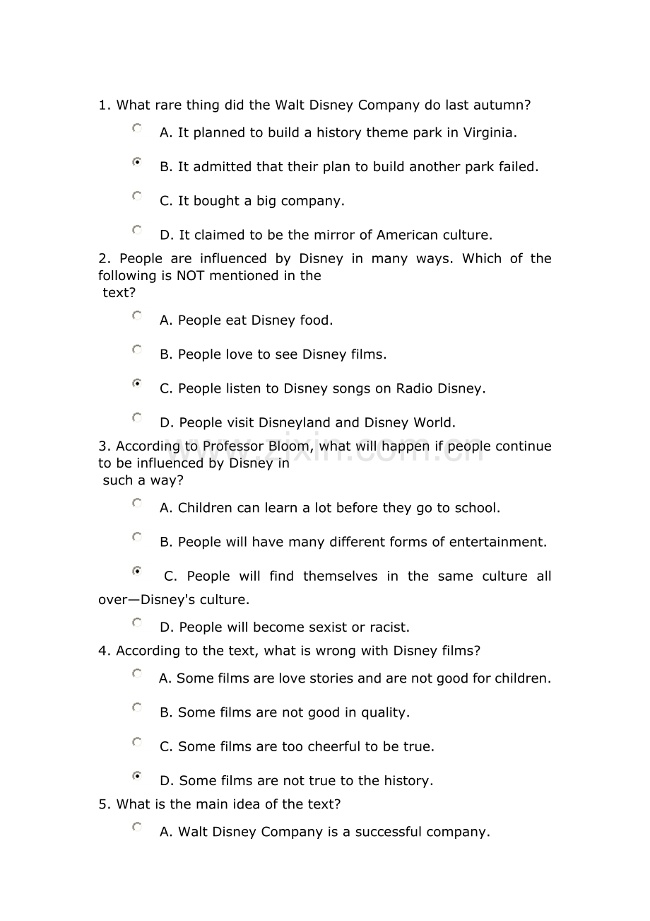 2022年成考专升本英语真题预测汇总.doc_第1页