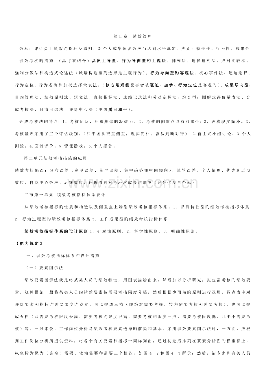 2022年二级人力资源管理师重点回顾.doc_第1页