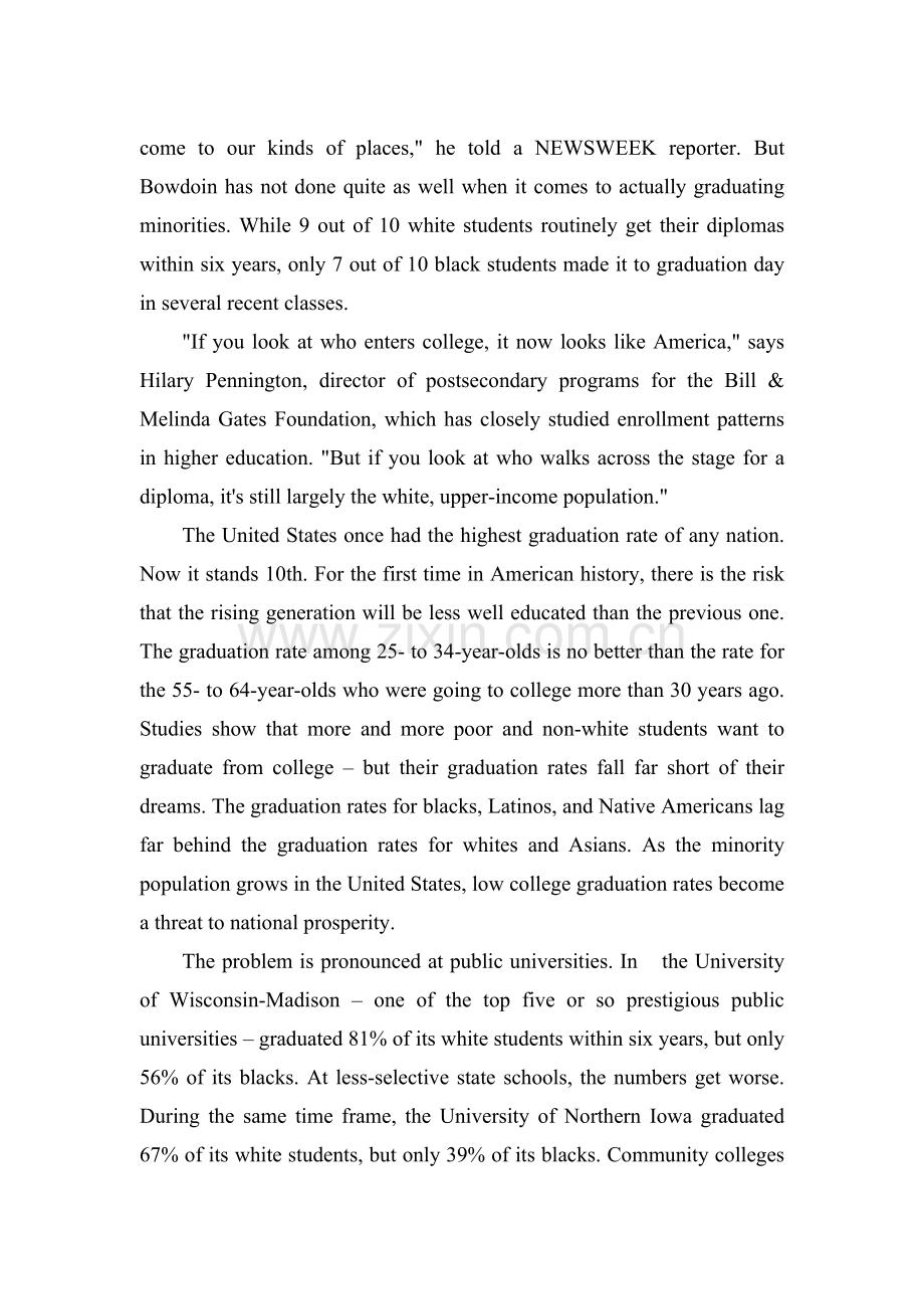 2022年6月大学英语六级考试真题预测.doc_第2页