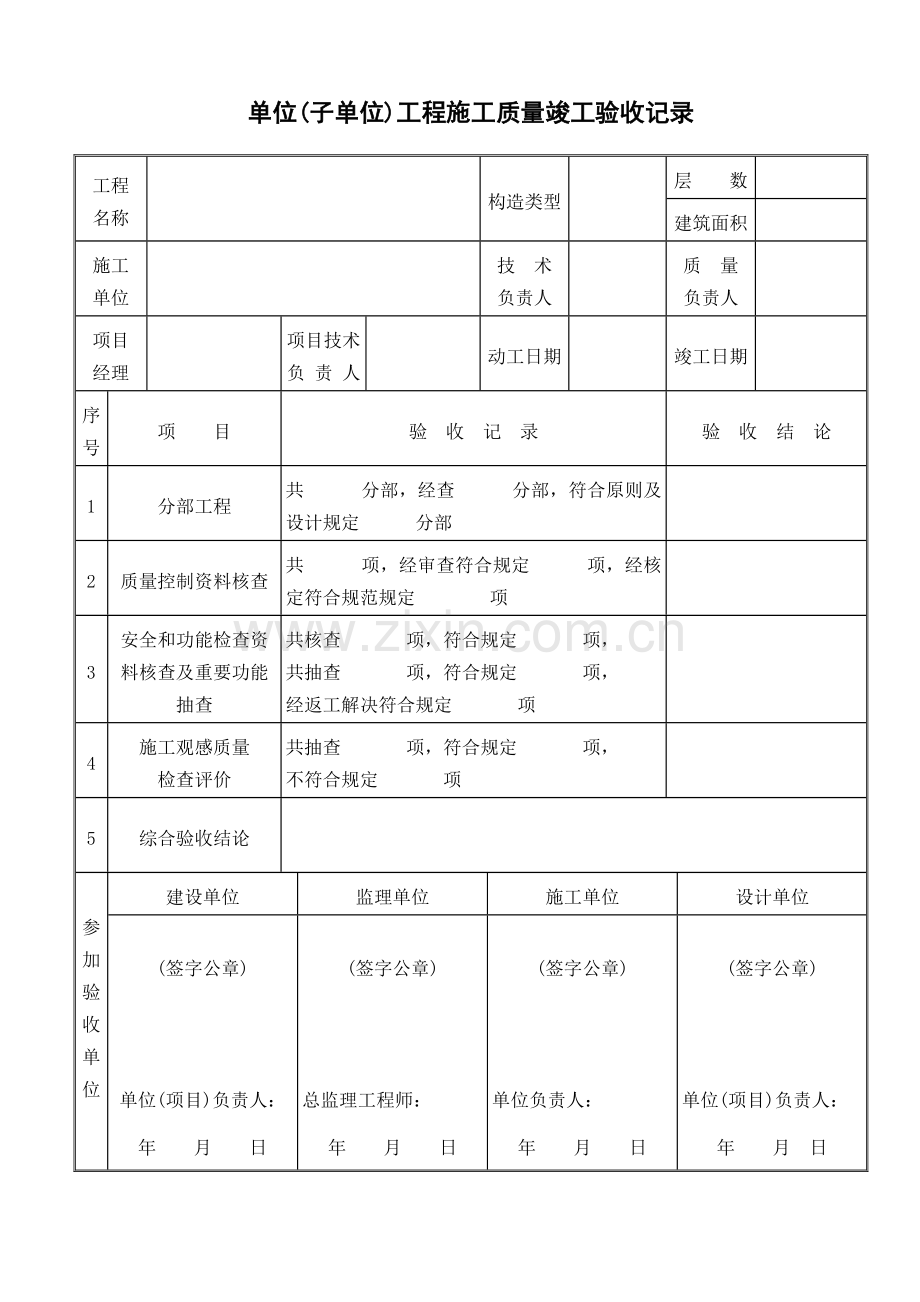 综合施工质量与安全检验.doc_第1页