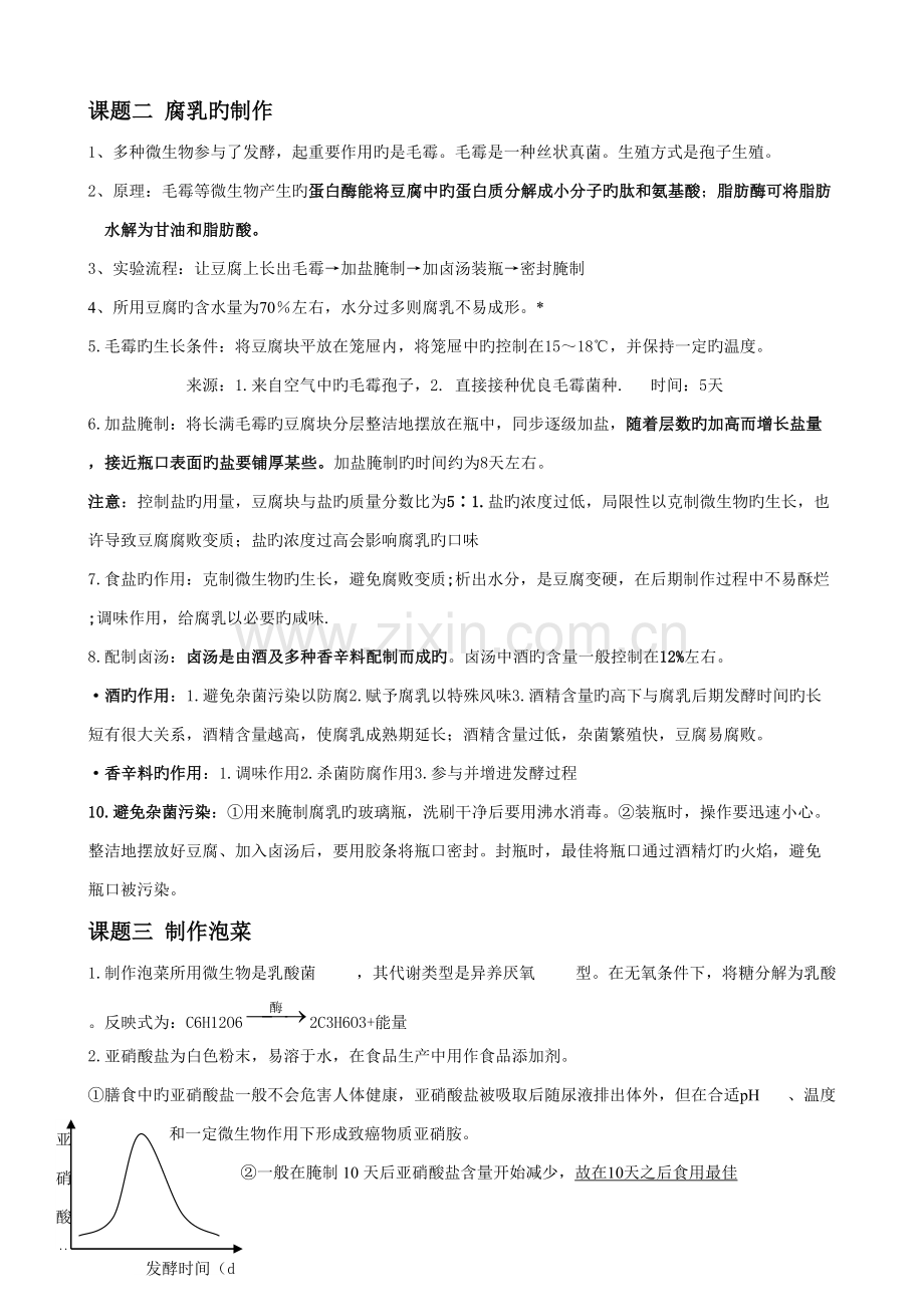 2022年生物选修一生物技术实践知识点总结.doc_第2页
