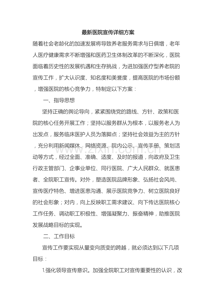 医院宣传详细方案.doc_第2页