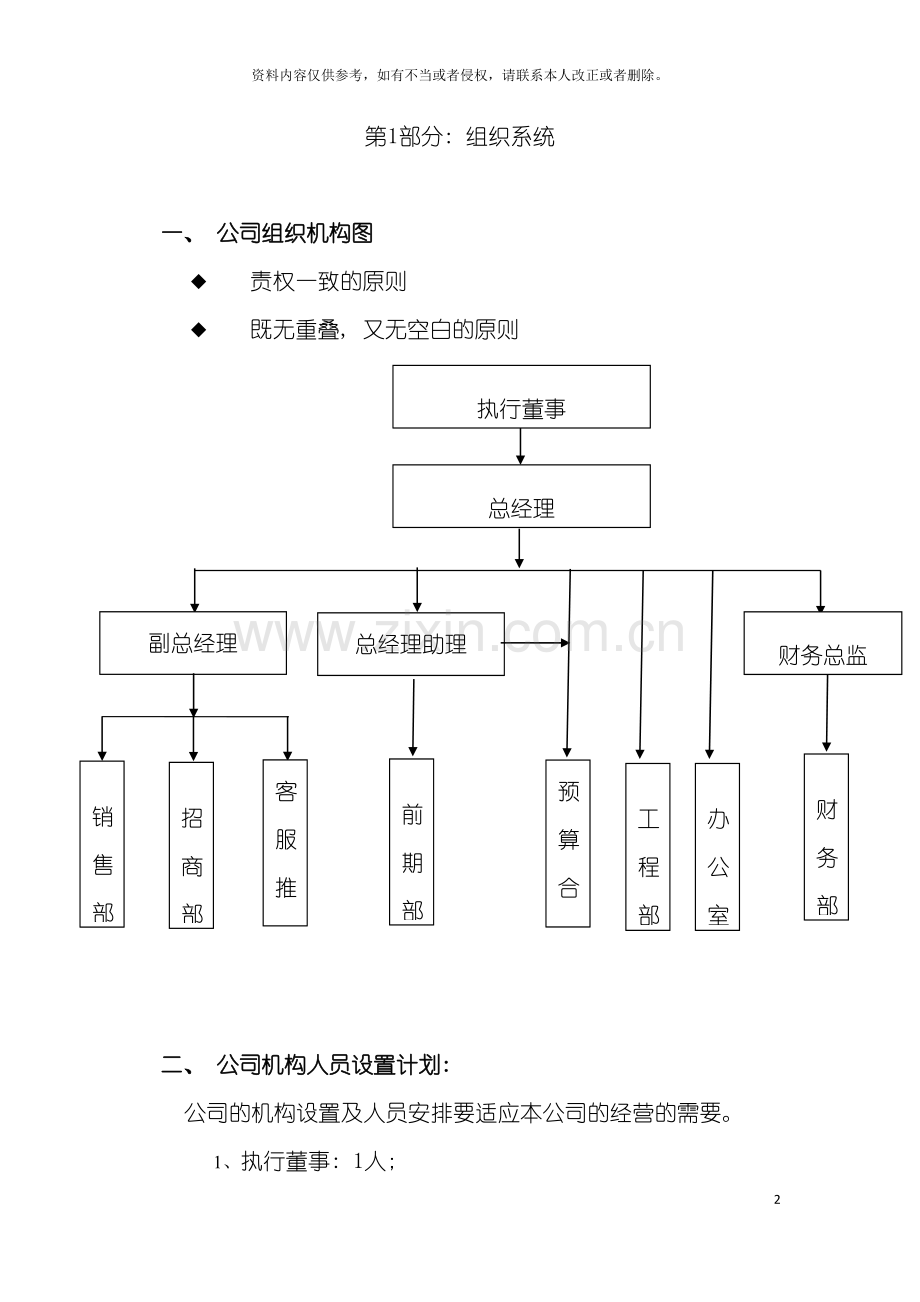 项目公司组织机构图模板.doc_第2页