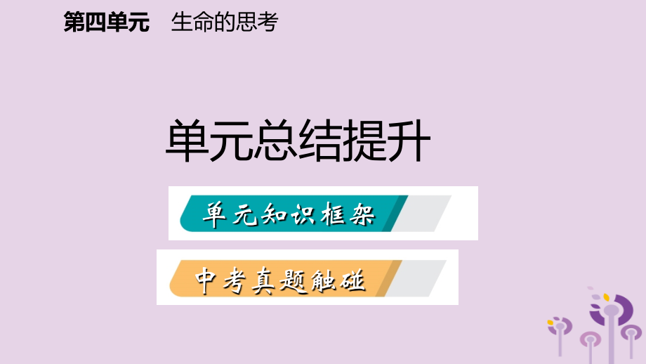 七年级道德与法治上册第四单元生命的思考复习课件.ppt_第2页