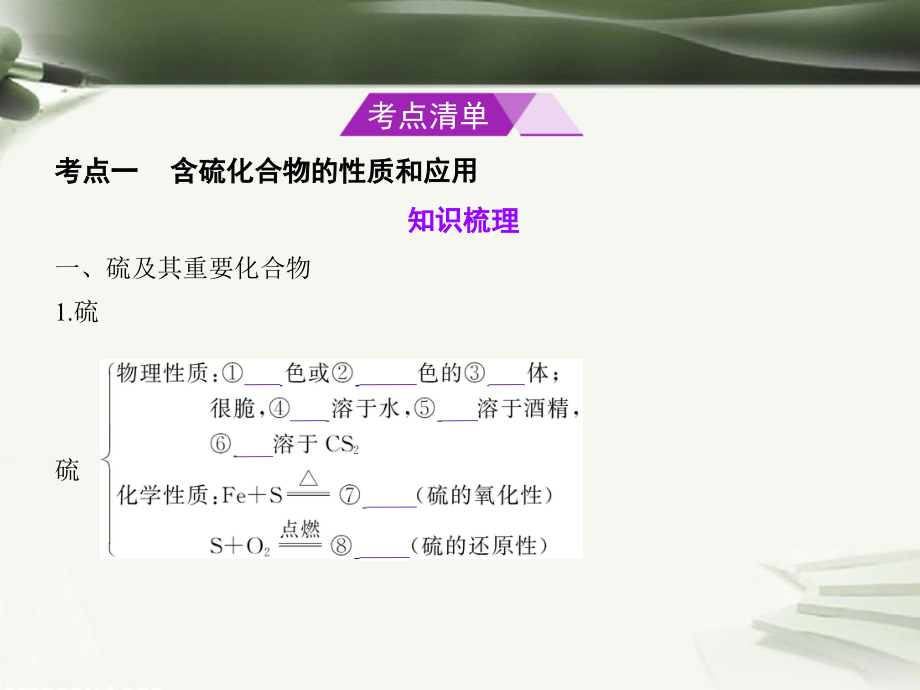 2019届B版浙江选考专用高考化学总复习第三部分专题十二硫氮和可持续发展讲义.ppt_第2页