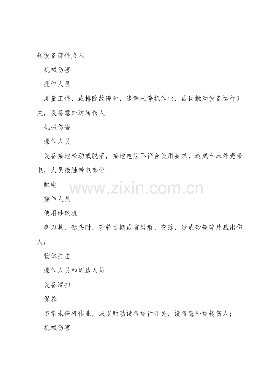 小型企业机加工作业岗位安全操作规程.doc_第2页