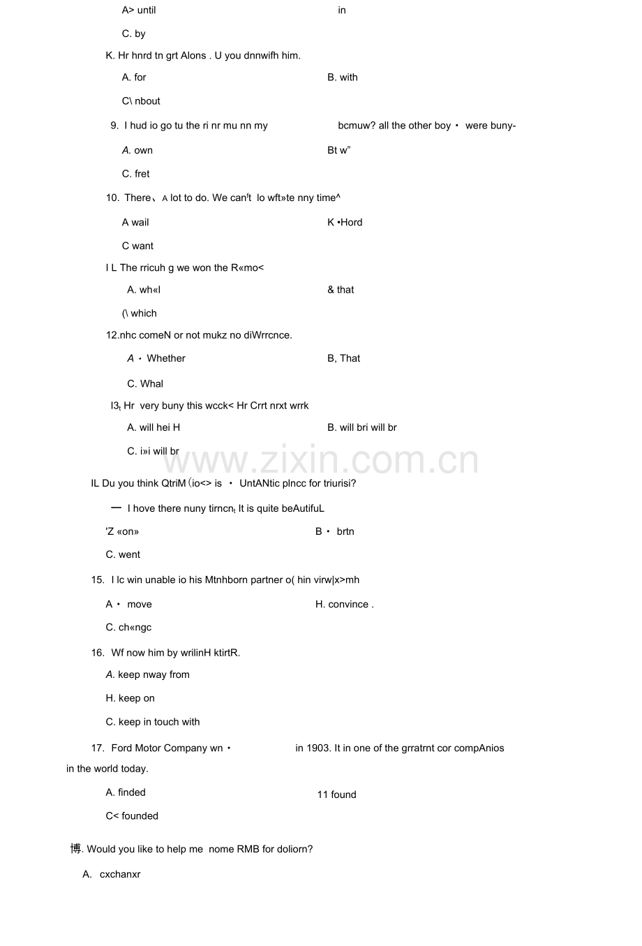 2021国家开放大学电大专科《理工英语2》期末试题及答案.docx_第2页
