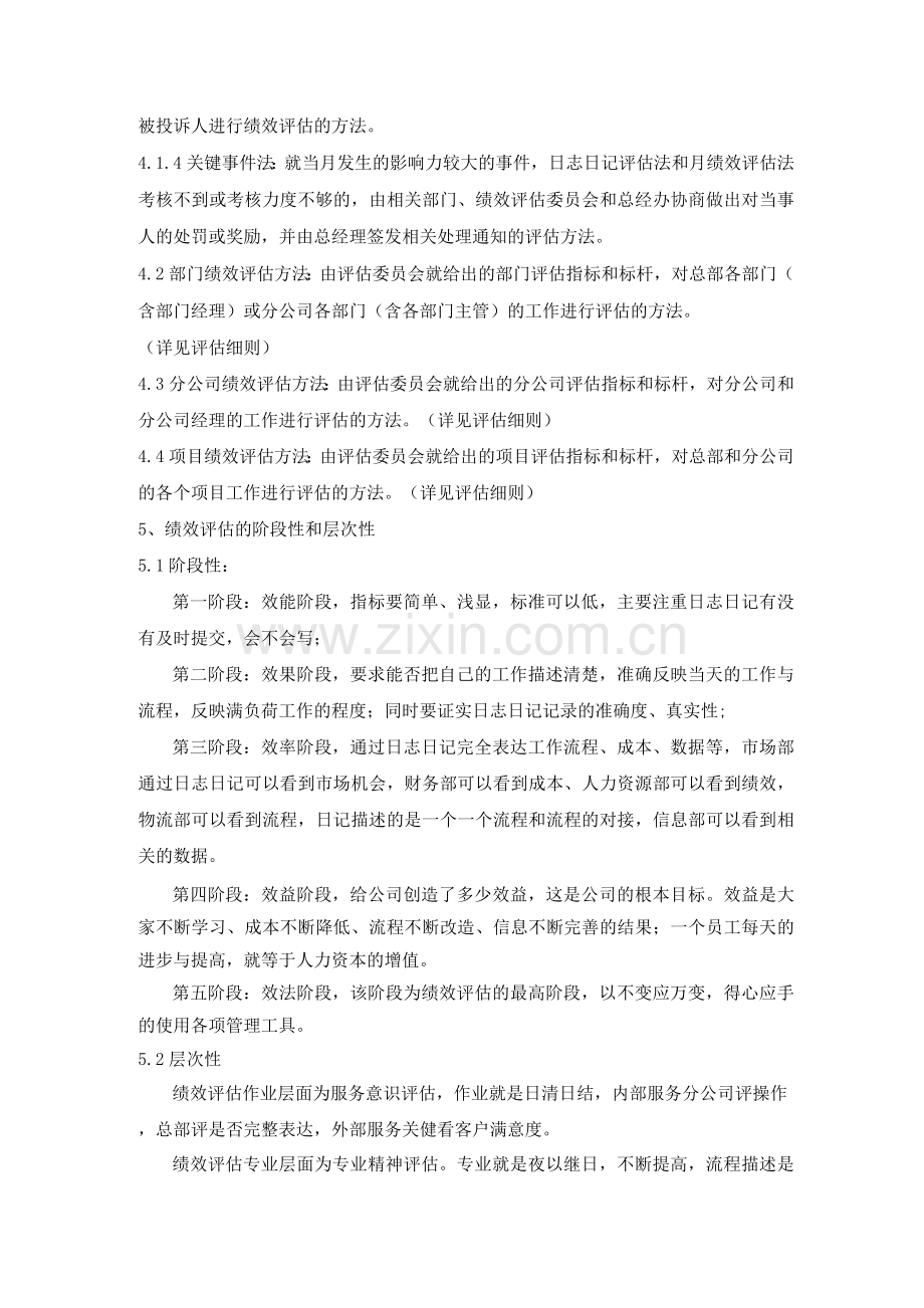 公司绩效评估管理制度.docx_第2页