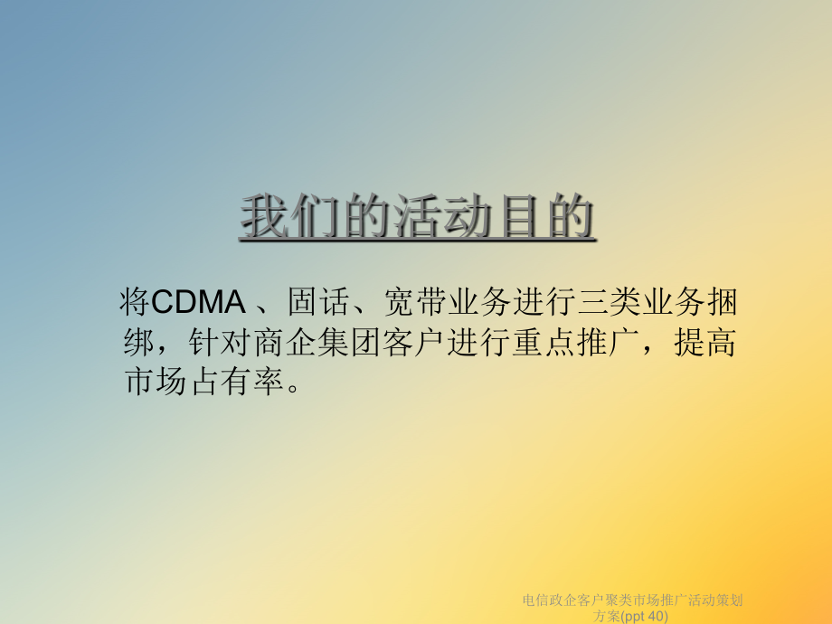 电信政企客户聚类市场推广活动策划方案(ppt-40).ppt_第2页