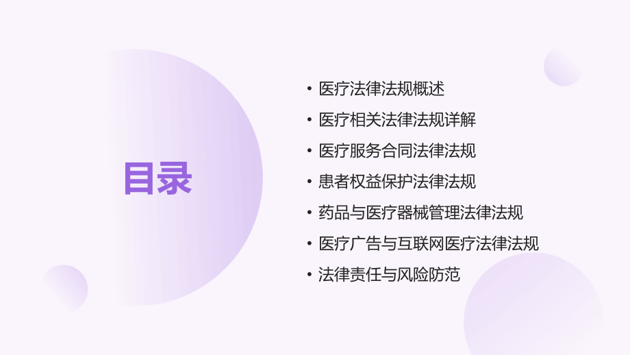 2025年医疗法律法规培训计划全新发布.pptx_第2页