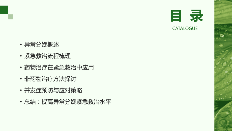 2025年分娩并发症处理：异常分娩的紧急救治方法.pptx_第2页