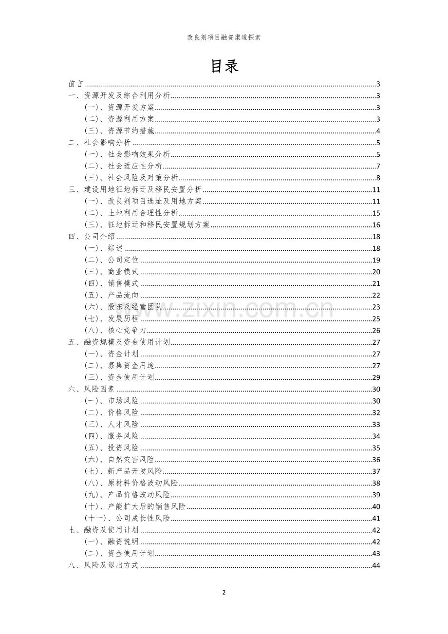 2026年改良剂项目融资渠道探索.docx_第2页