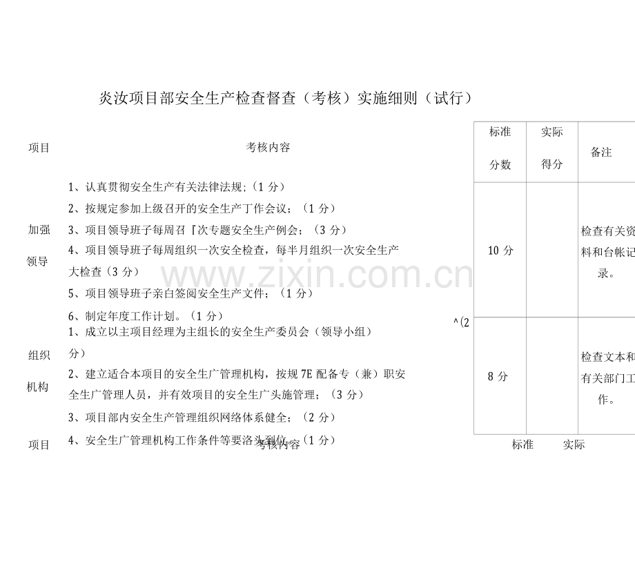 安全生产检查督查实施细则.docx_第1页