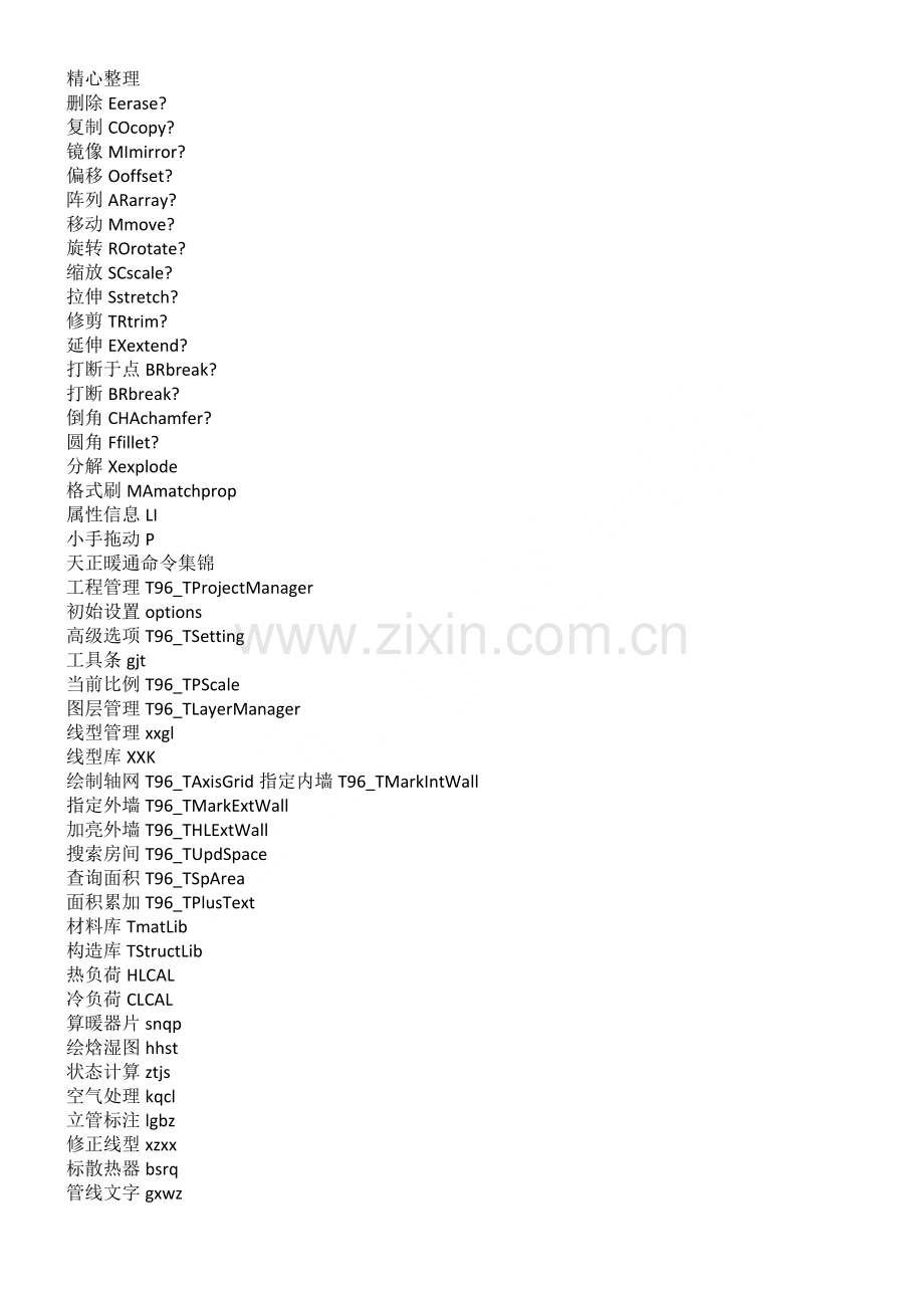 天正暖通快捷键.doc_第2页