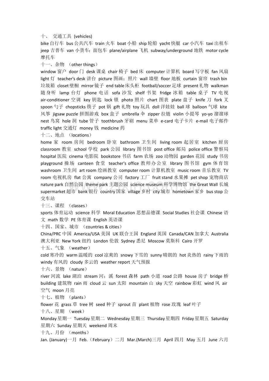 小学1—6年级英语单词(人教版).doc_第2页
