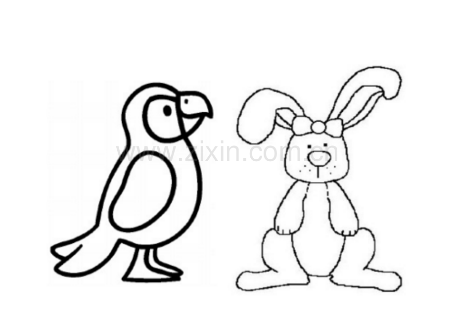 儿童涂色可直接打印(简单版).doc_第2页