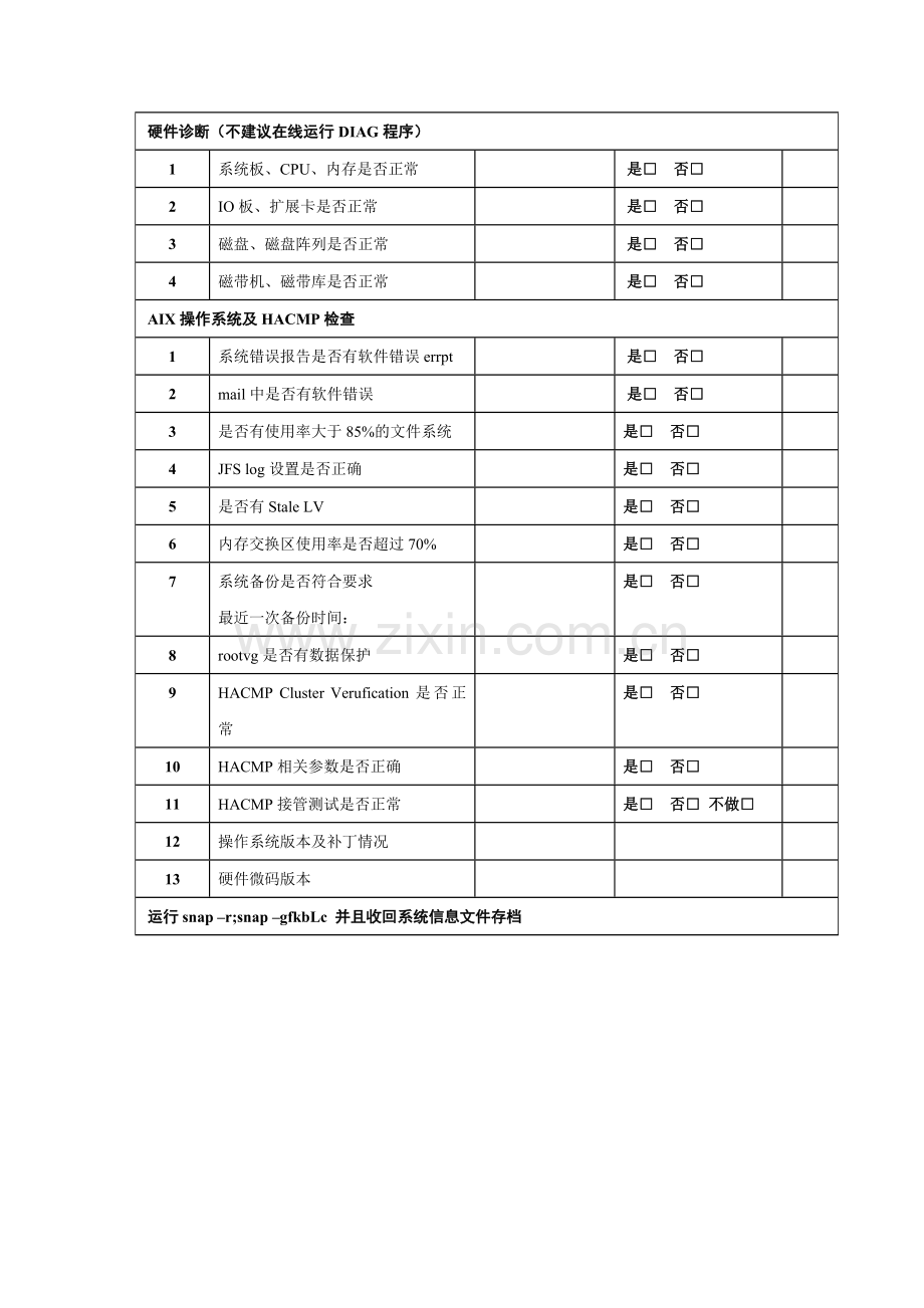 小型机存储系统巡检报告.doc_第2页