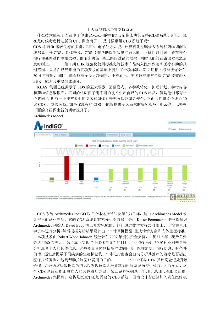 十大新型临床决策支持系统.doc_第1页