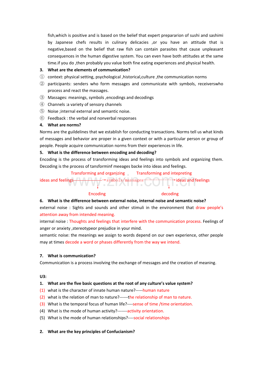 英语专业跨文化交际期末知识点整理summary.doc_第2页