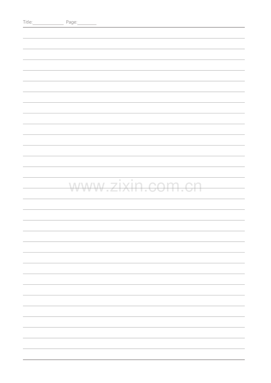 A4笔记本模板.doc_第2页