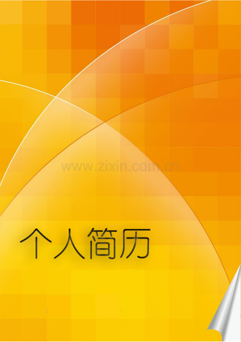106.积极橙色表格式2页式无内容有封面.doc_第1页