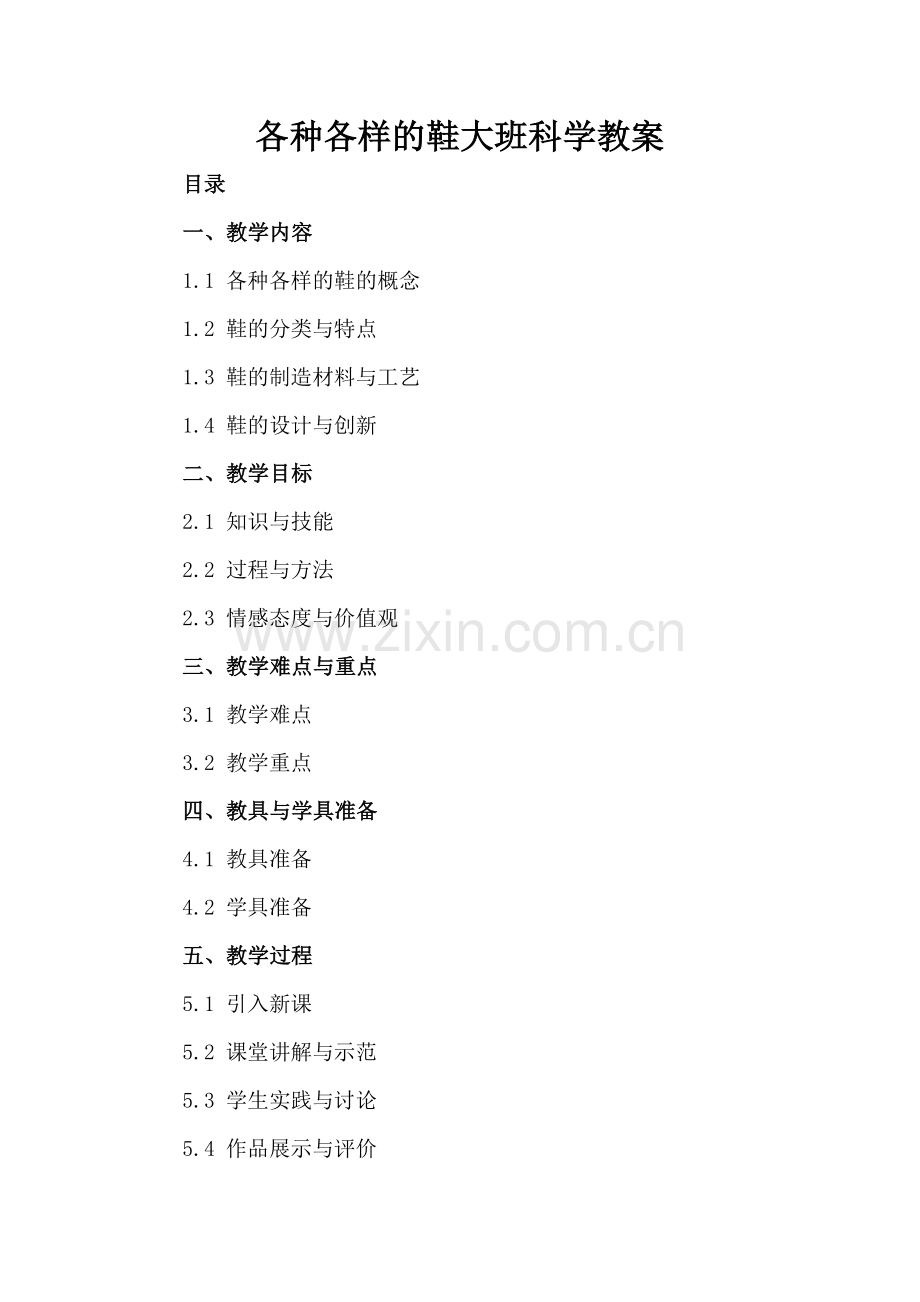 各种各样的鞋大班科学教案.docx_第2页