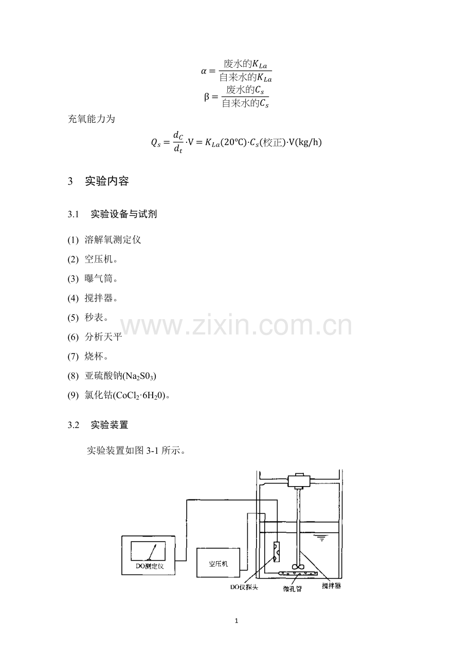 曝气设备充氧能力实验报告.doc_第2页