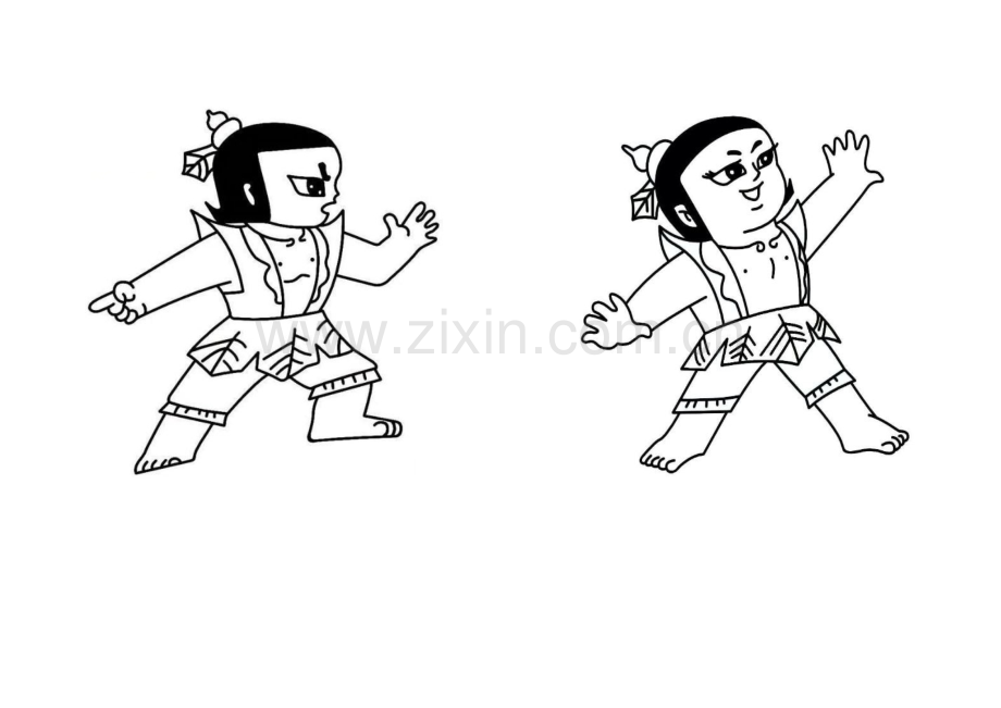 葫芦娃填色图.doc_第2页