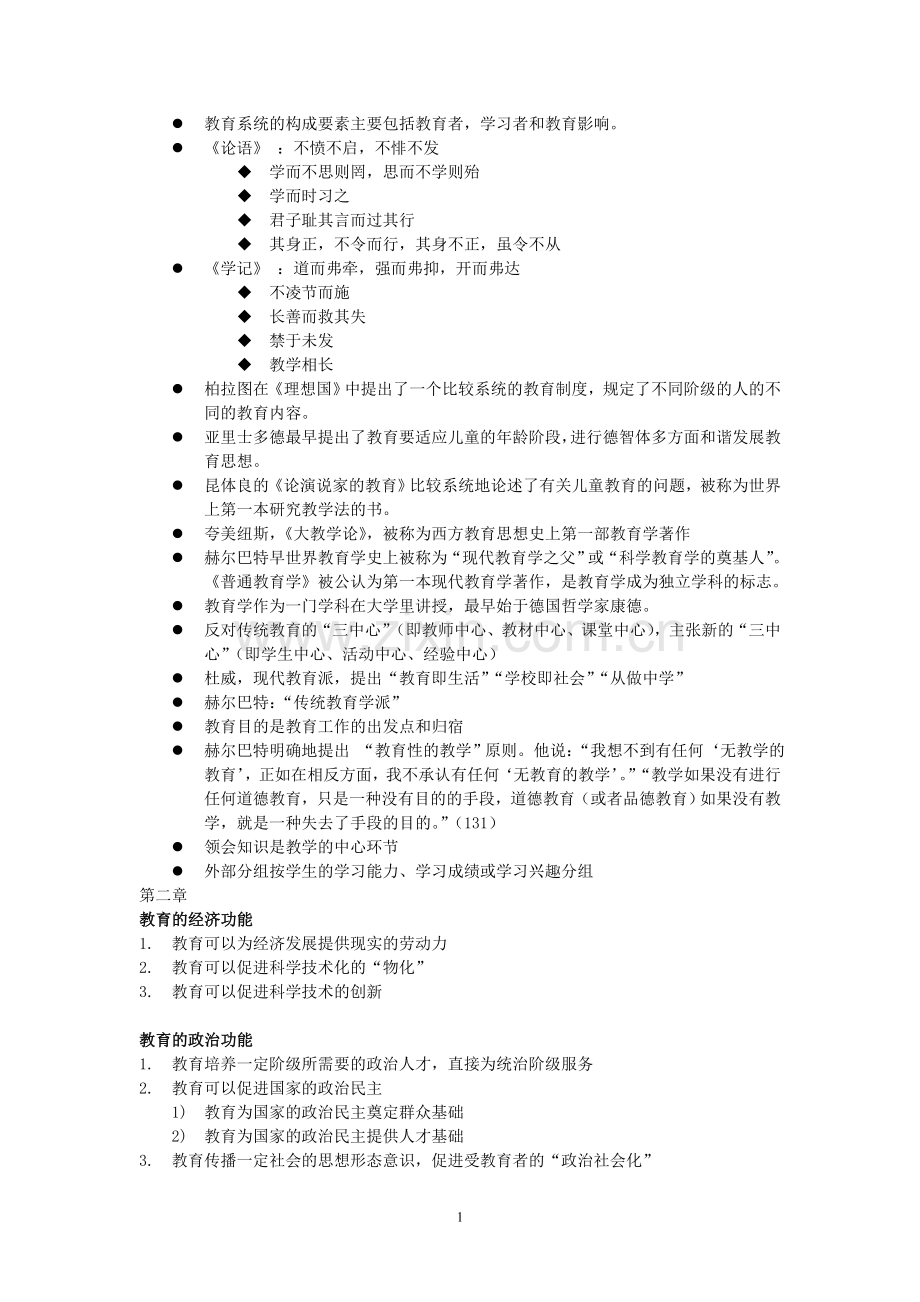 教育学电子版整理版.doc_第1页