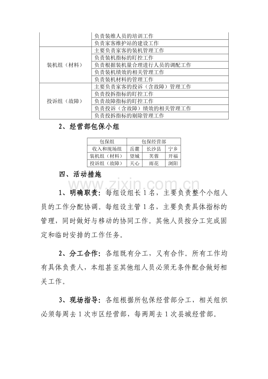 关于开展家客维护指标达标包保的管理办法.doc_第2页