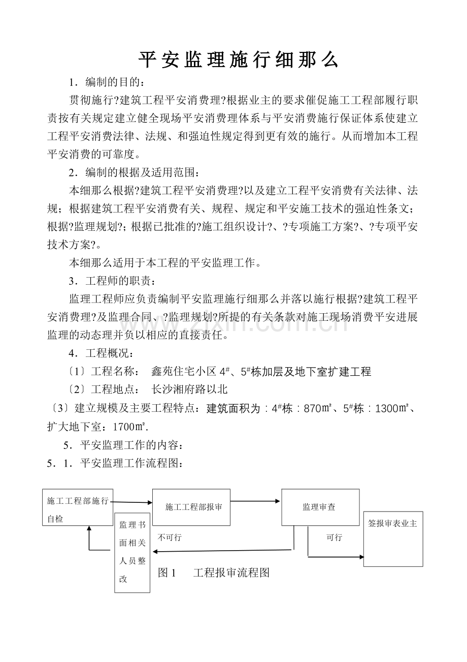 鑫苑小区住宅楼加层及地下室扩建工程.doc_第1页