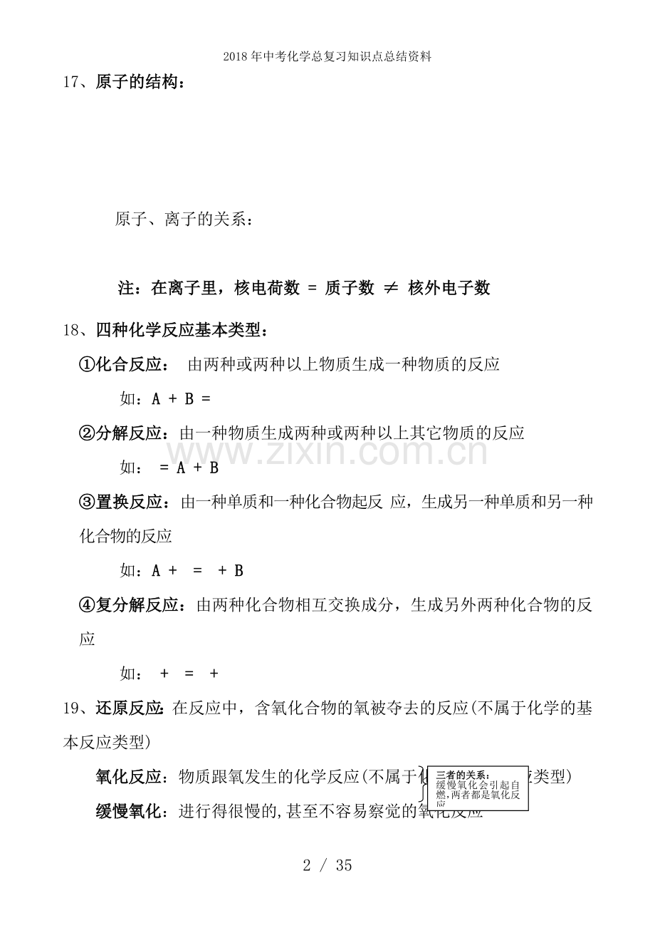 中考化学总复习知识点总结资料.doc_第2页