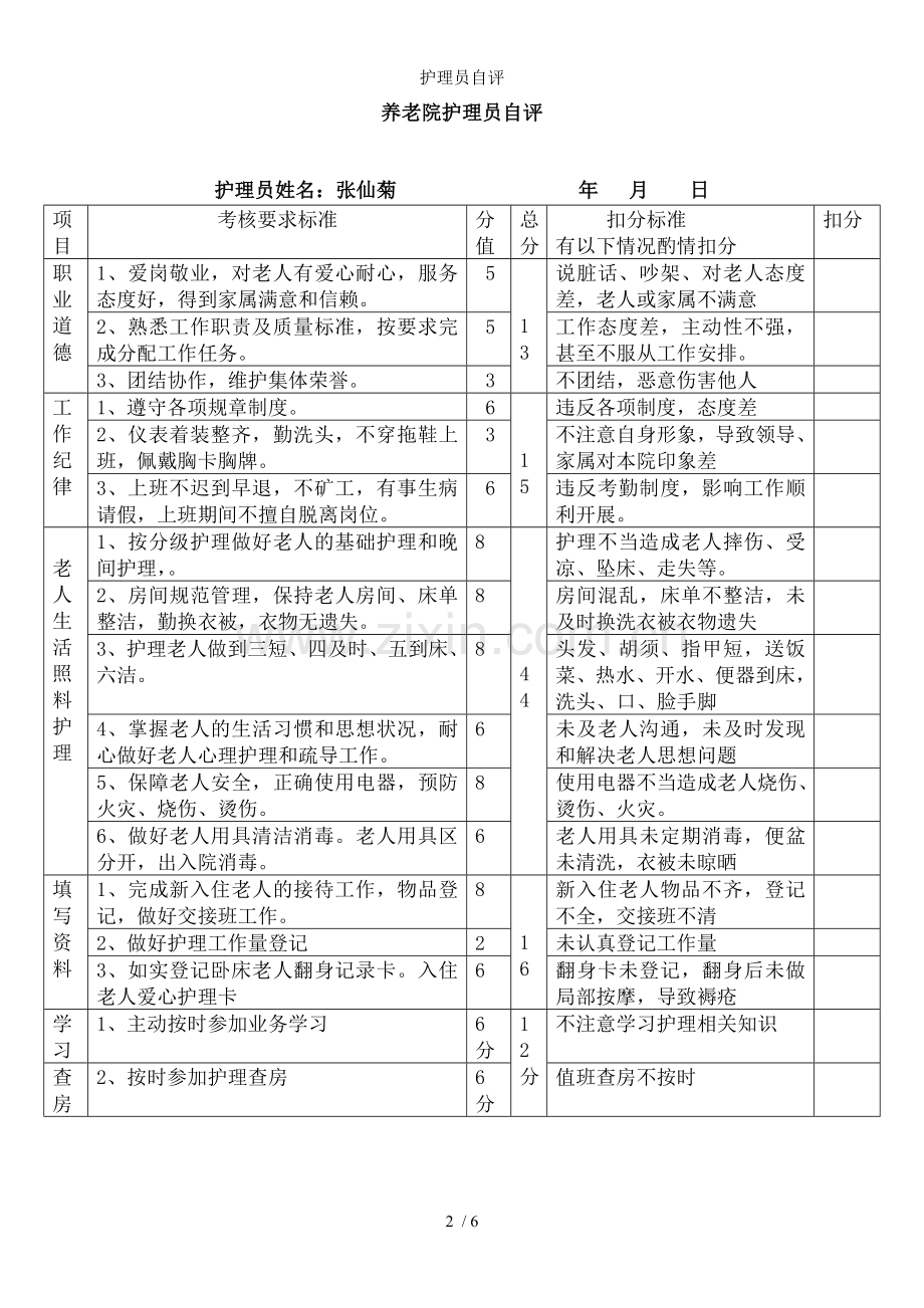 护理员自评.doc_第2页