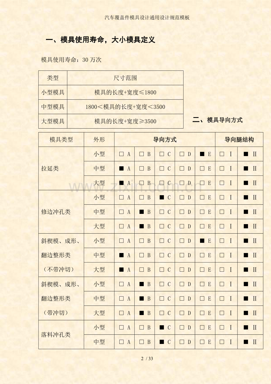 汽车覆盖件模具设计通用设计规范模板.doc_第2页