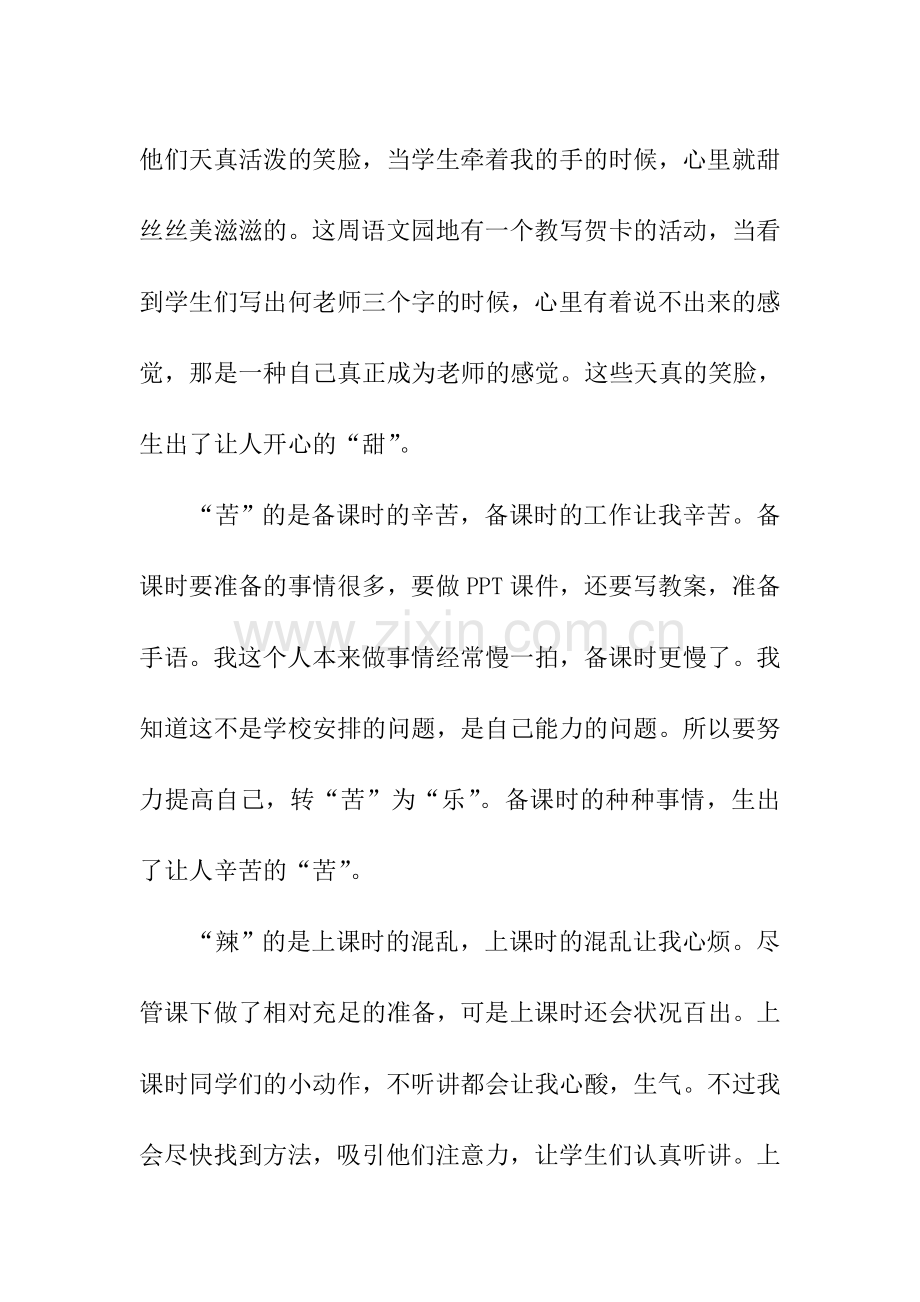 教师实习感悟：酸甜苦辣.doc_第2页